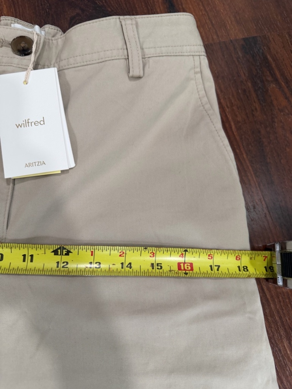 NWT Aritzia Wilfred Free Ascendant Pants Light Birch Cream Women Sz 2 Wide Leg - Picture 6 of 14